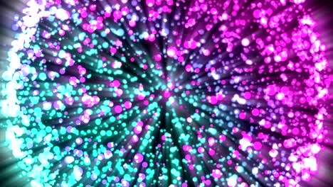 abstracto bola 3d brillante de fondo claro azul rosado