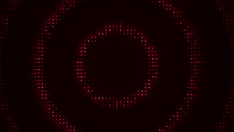 abstract red light circles pattern