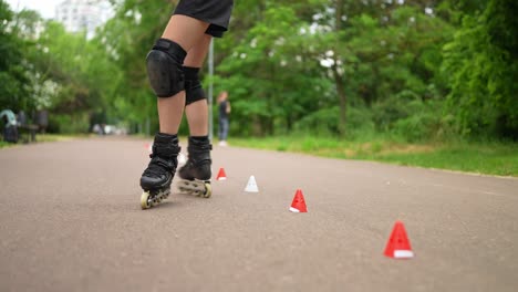 roller skating training session