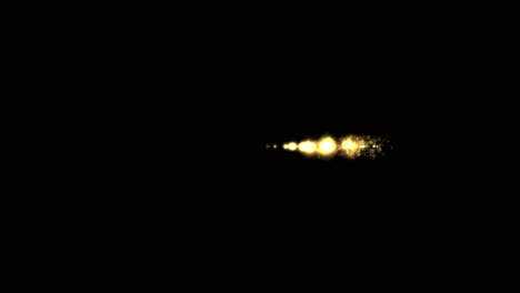scattering flames motion graphics with night background