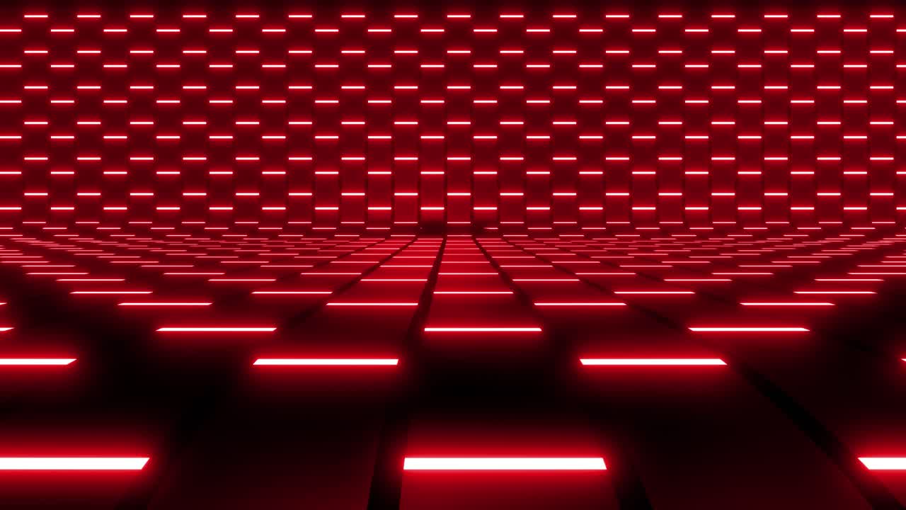 Red Neon Stage Background