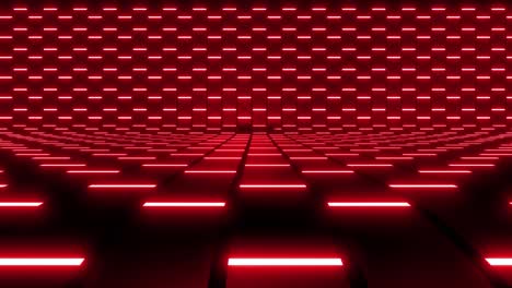 red neon stage background