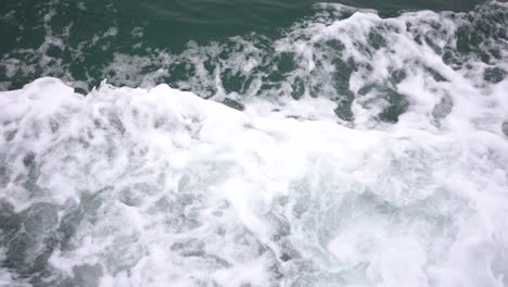 wake from boat at sea