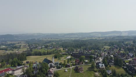 scenic view of architectures in zakopane cyrhla, podhale region, poland
