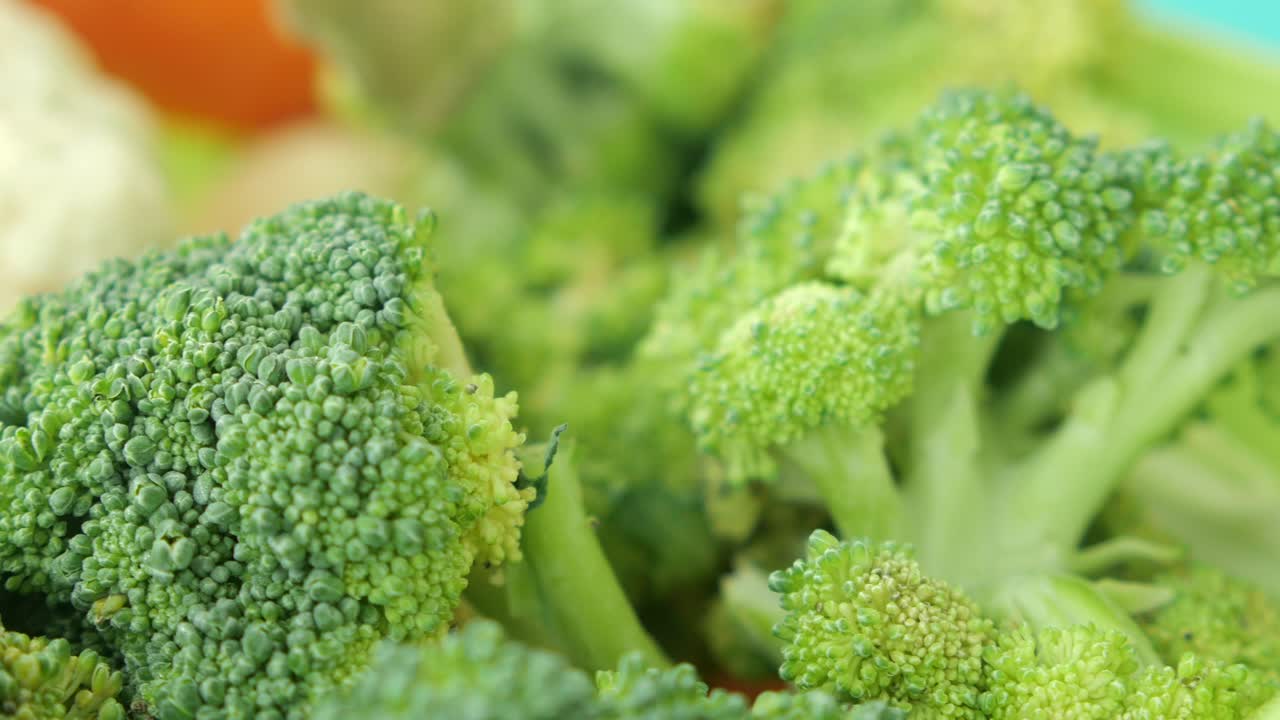 Close up of Broccoli and Cauliflower