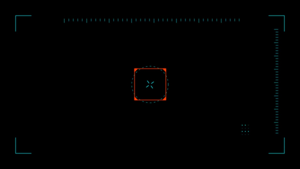 Digital Camera Viewfinder Interface Overlay