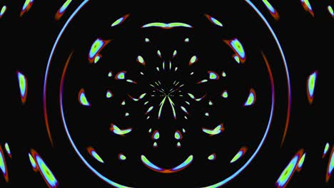 hermoso caleidoscopio abstracto brillante, luz gris brillante conjunto movimiento suave