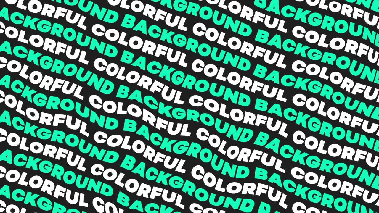 Typography Backgrounds - Customizable editable video template