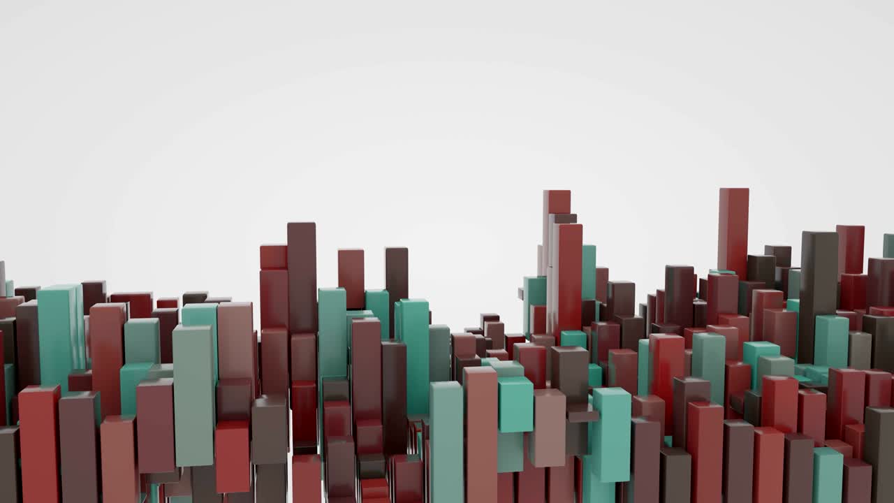 4K Abstract Bar Graph Blocks.