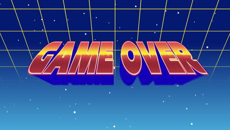 game over sign