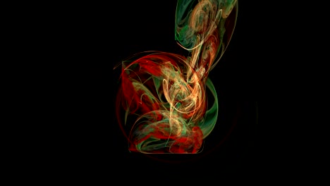 patrón de curvas coloridas fondo de movimiento abstracto