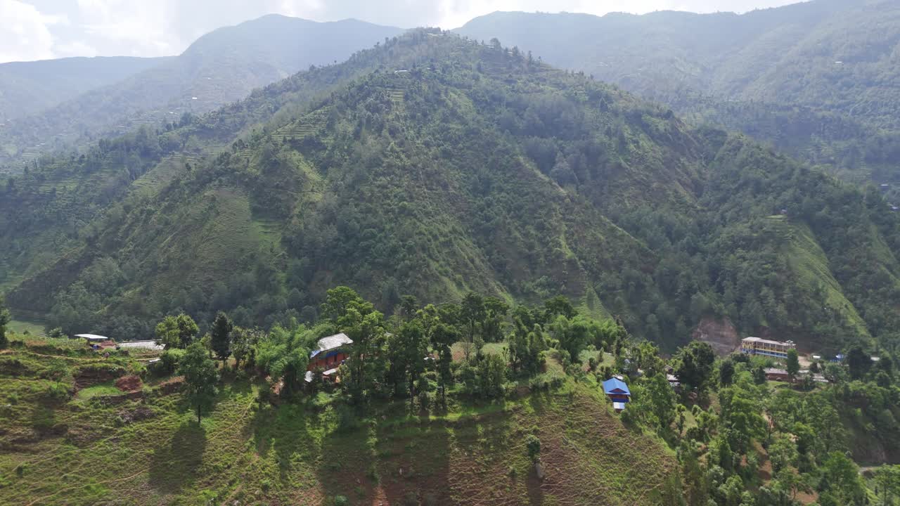 el hermoso paisaje de nepal, rolpa