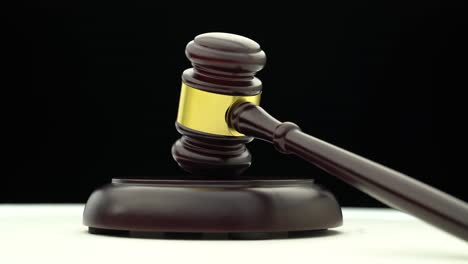 gavel on a stand
