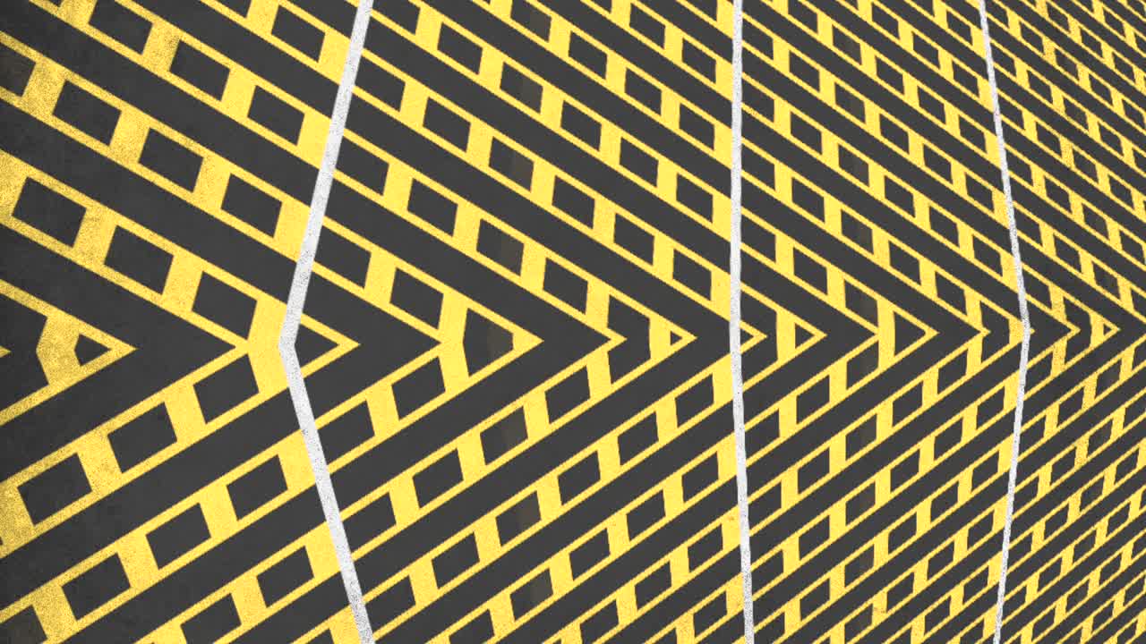 el cautivador patrón en zigzag negro y amarillo transmite intriga