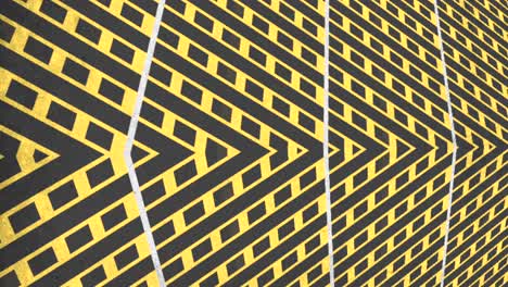 el cautivador patrón en zigzag negro y amarillo transmite intriga