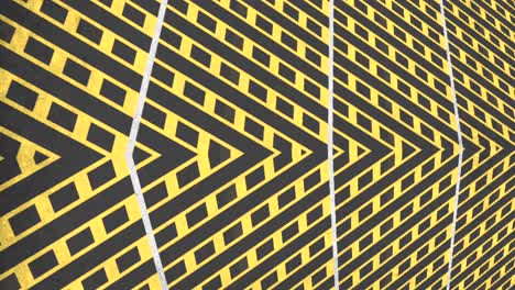 captivating black and yellow zigzag pattern conveys intrigue