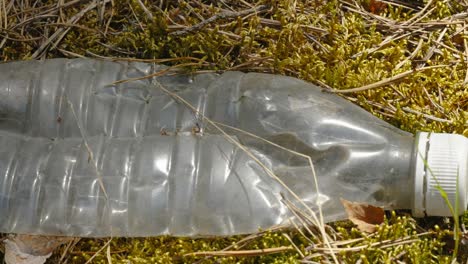 closer look of the plastic bottle in estonia