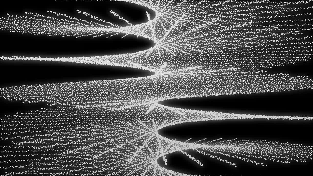 patrón de forma de punto de color blanco animación gráficos de movimiento