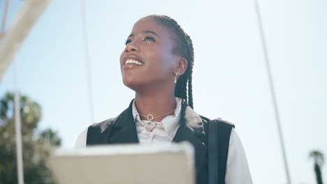 businesswoman using a tablet