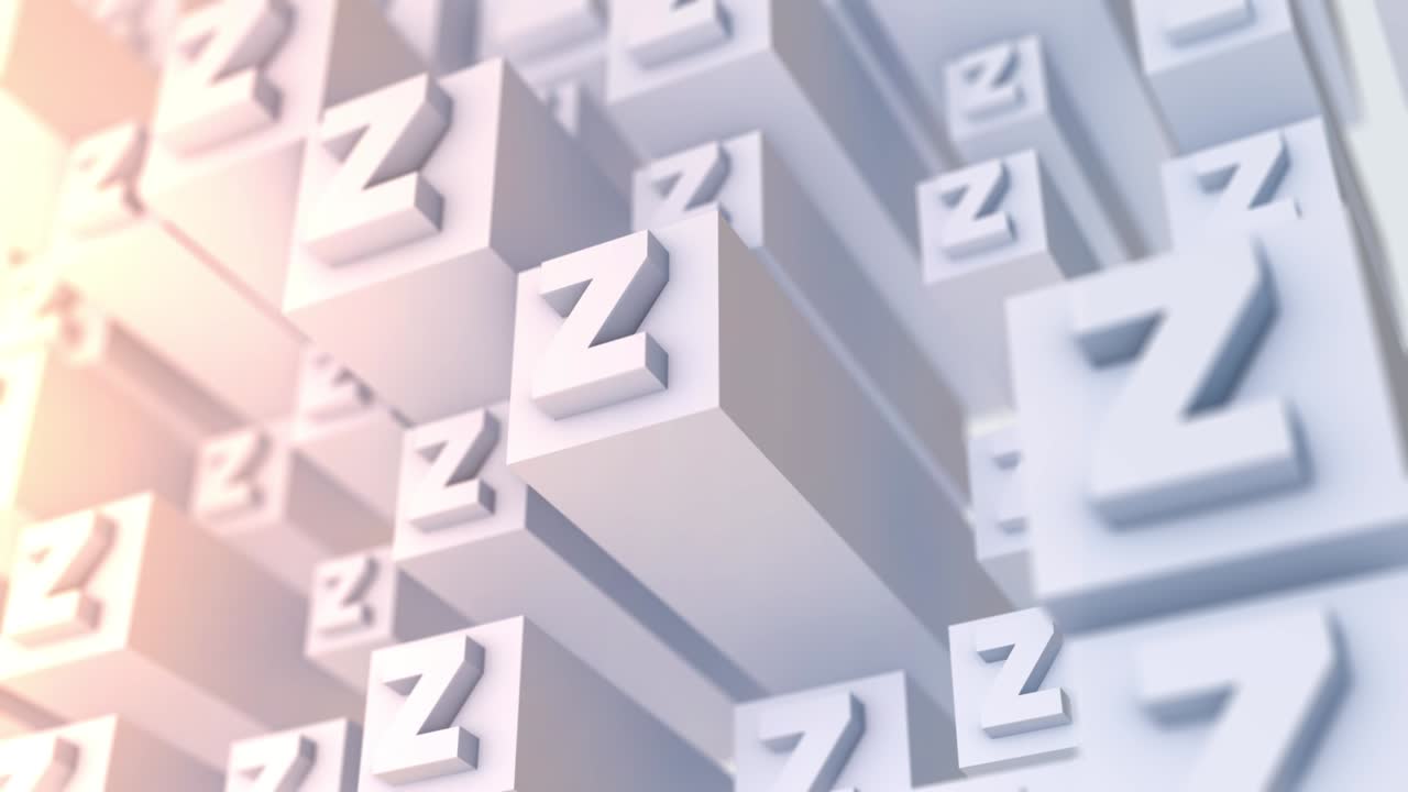 Letter Z background (loopable)
