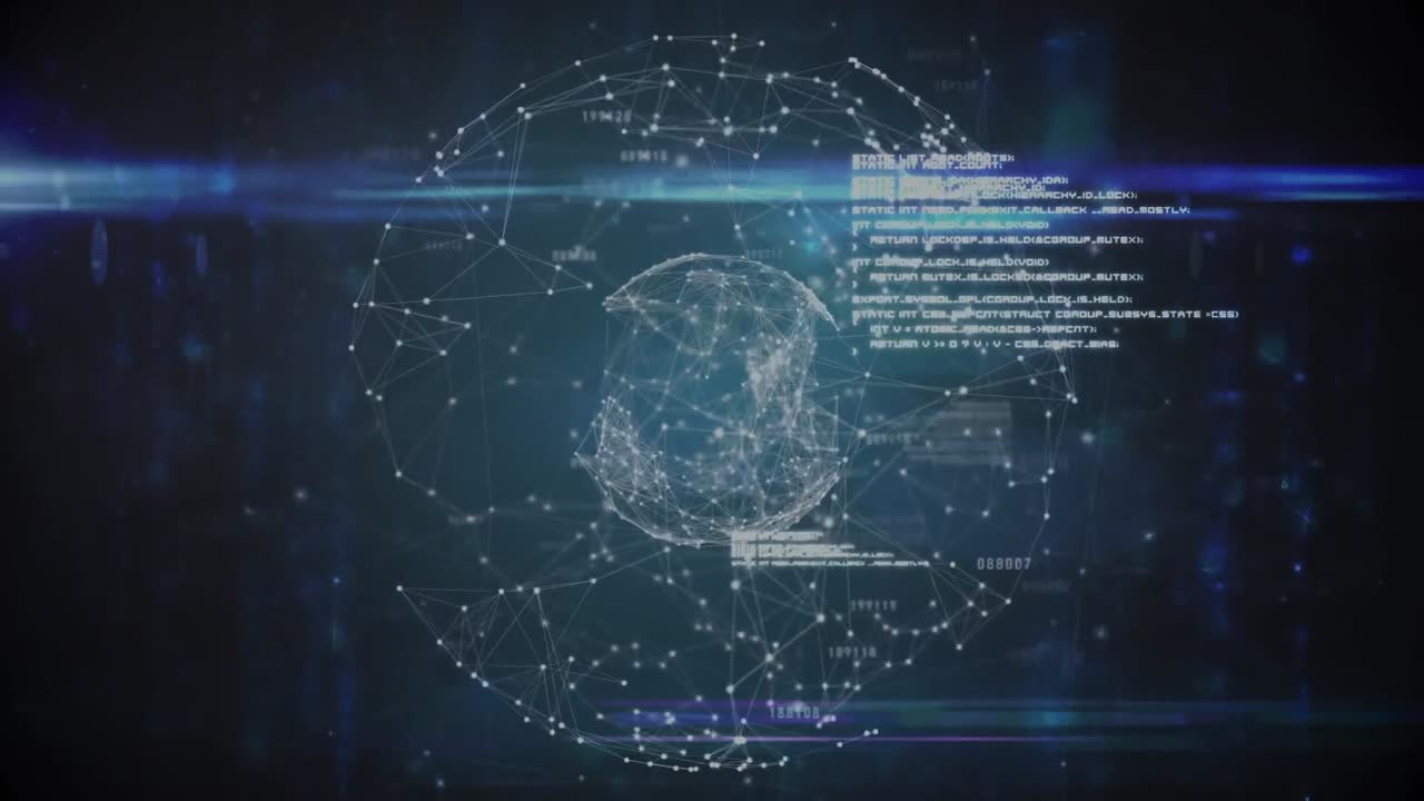 animación de las estadísticas y el procesamiento de datos financieros en todo el mundo