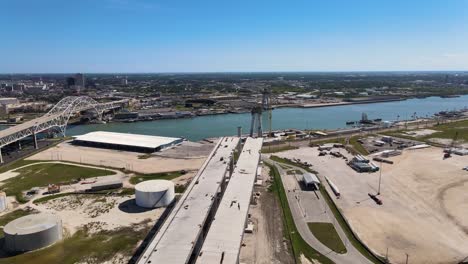 Building-a-Bridge-drone-footage