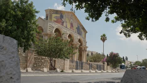 Iglesia-De-Todas-Las-Naciones-Jerusalén---Establecimiento-Tiro-Dolly-Derecha