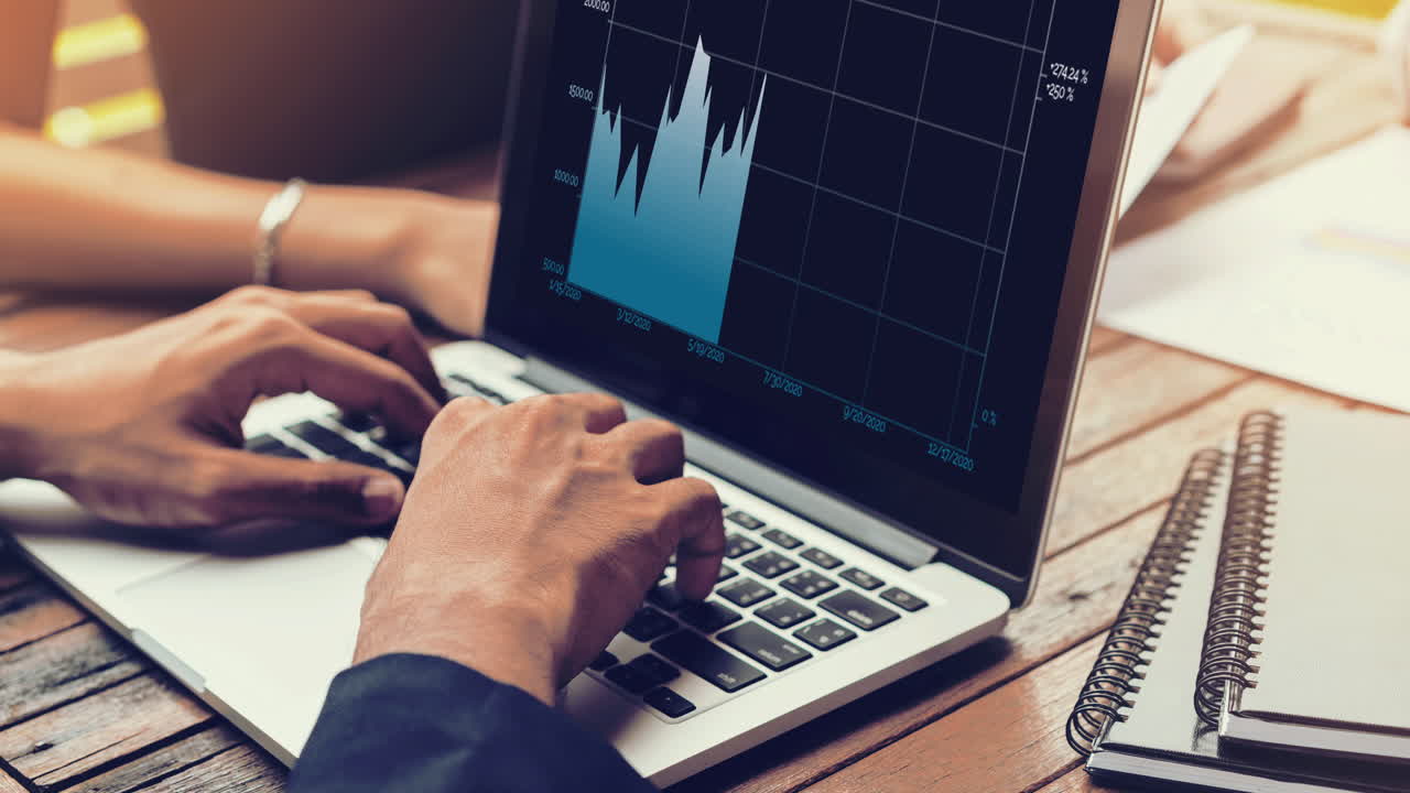 tecnología de análisis de datos visuales de negocios por software informático creativo