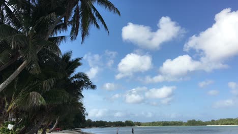 landscape view of muri lagoon rarotonga cook islands