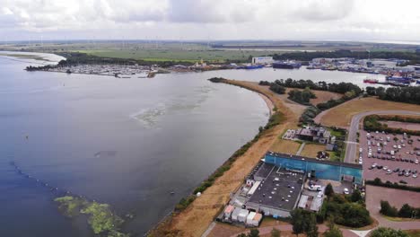 bahía ocupada y activa en stellendam, países bajos