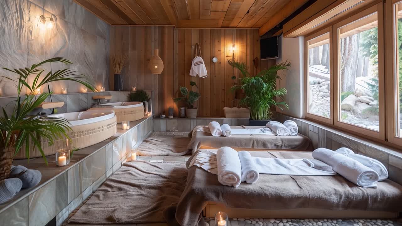 Spa Relaxation and Wellness Interior