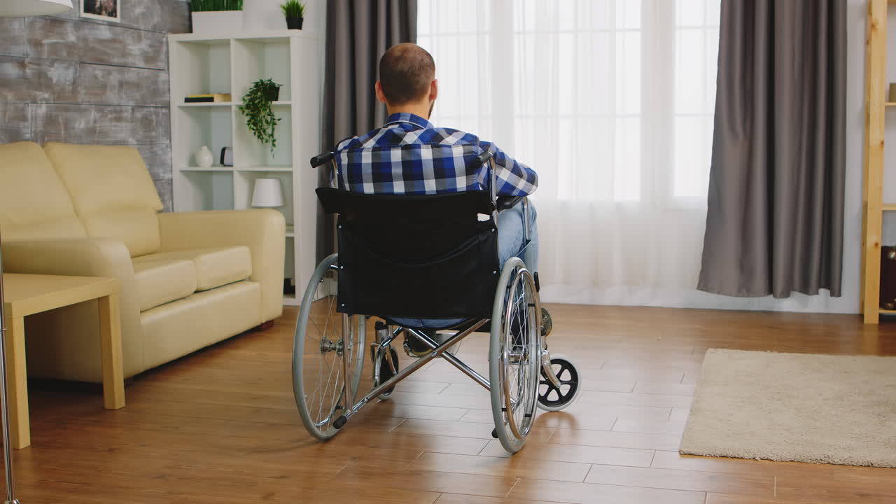 Man with disability