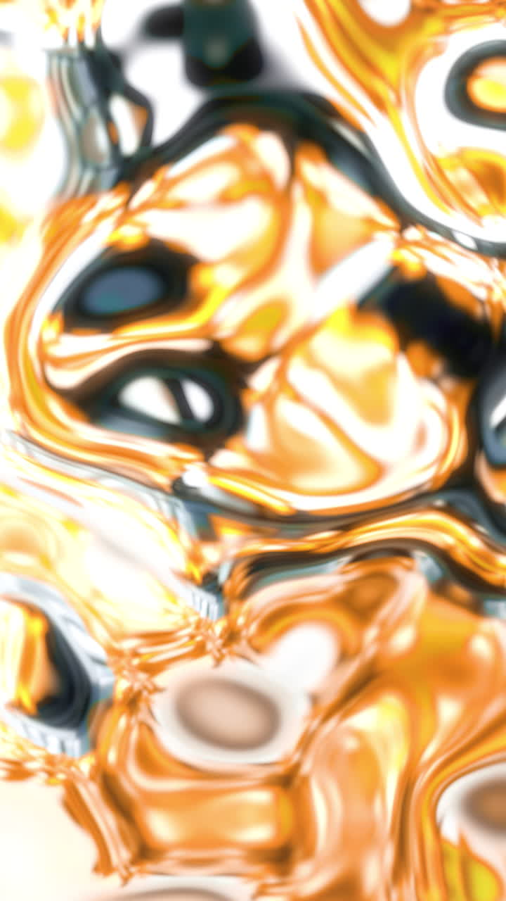 Ouro líquido abstrato