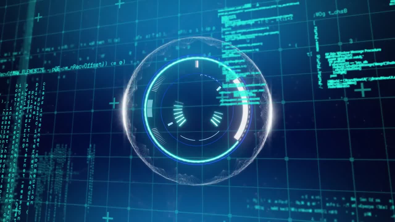 Animation of scope scanning and data processing