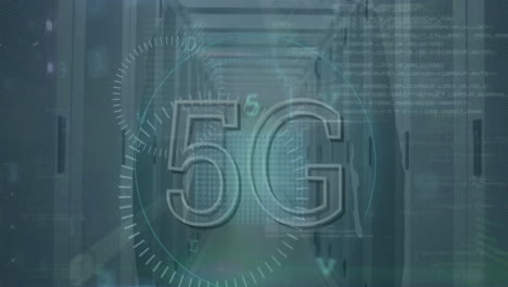 Animación-Del-Procesamiento-De-Datos-Y-Texto-5g-En-La-Sala-De-Servidores