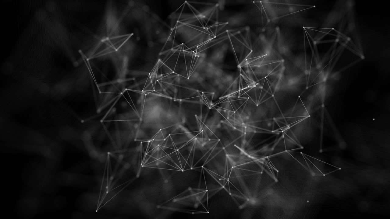 Abstract plexus network as data complex network connections soft clean corporate business green