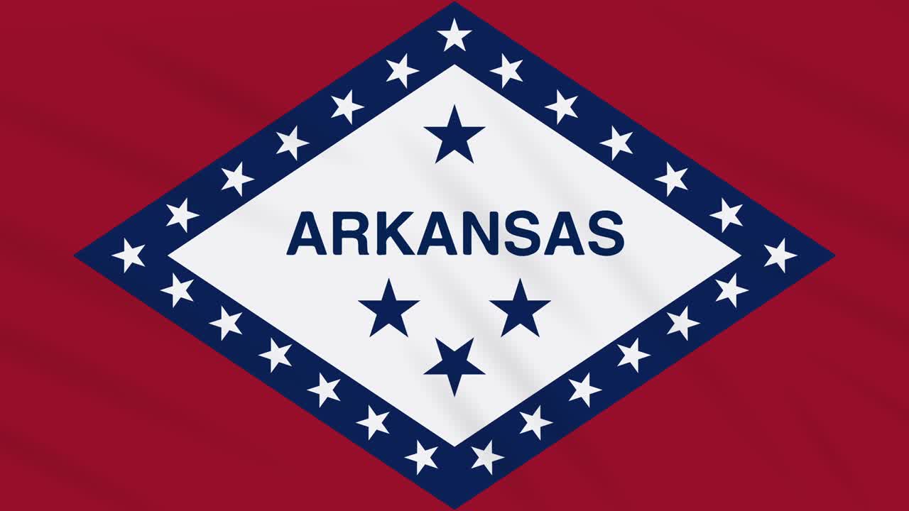 아칸소 발이 바람에 떠다니고, 배경으로 루프