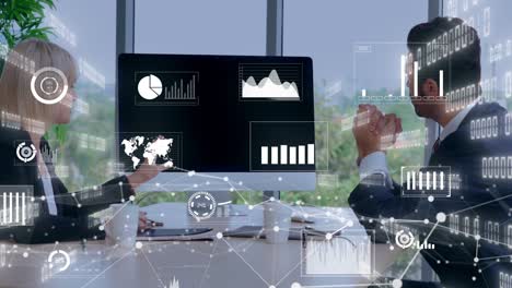 tecnología creativa de análisis de datos empresariales