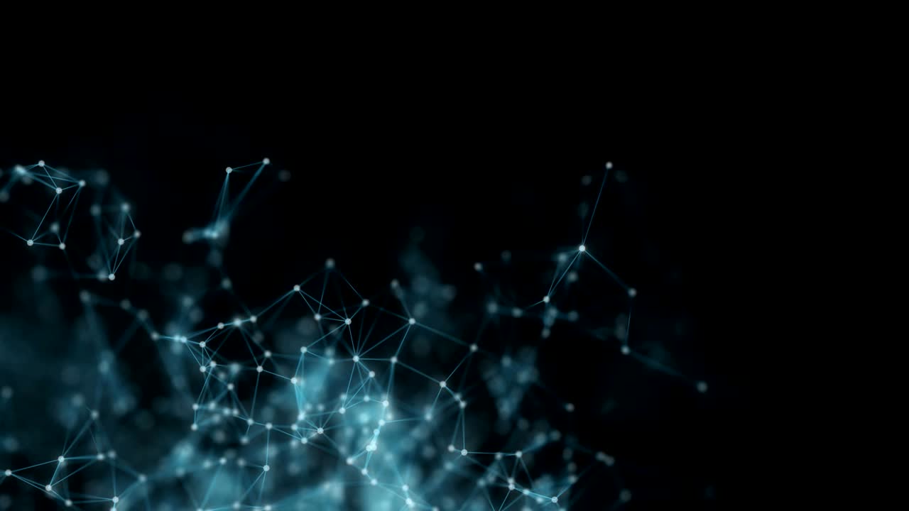 4K Abstract Molecular Mesh.