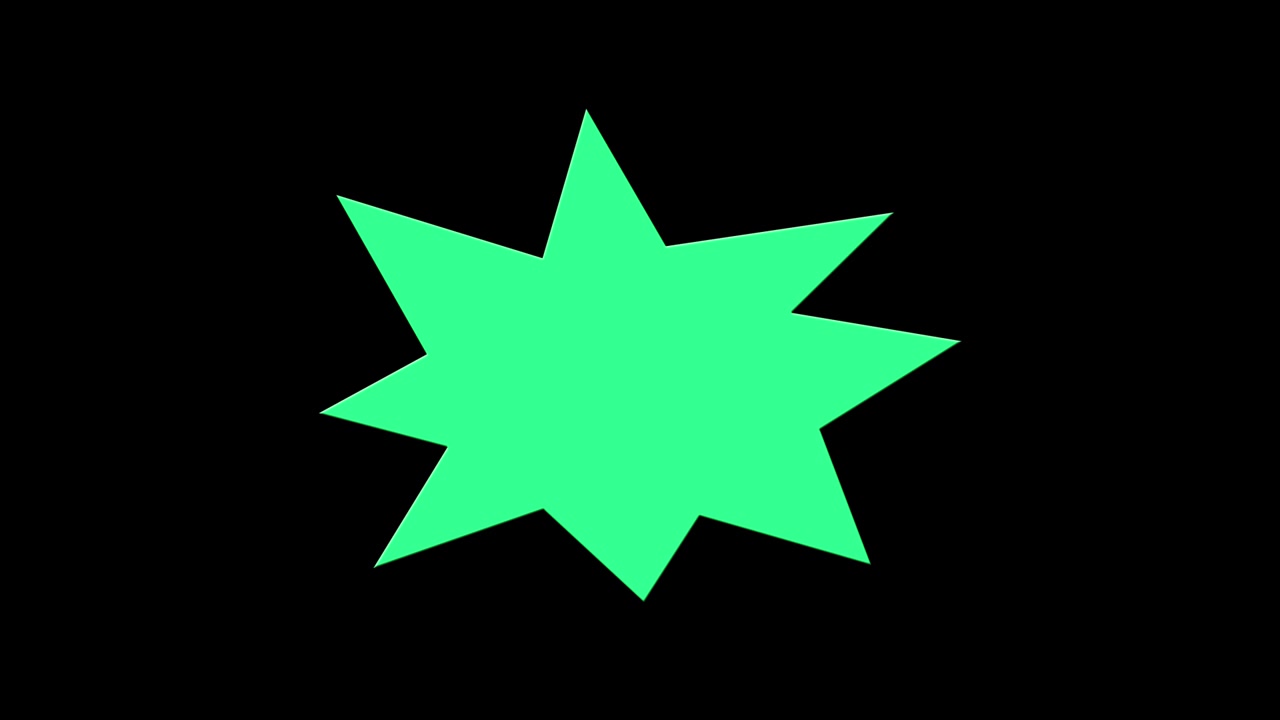 Shape Frame - Energy, frame for media on alpha