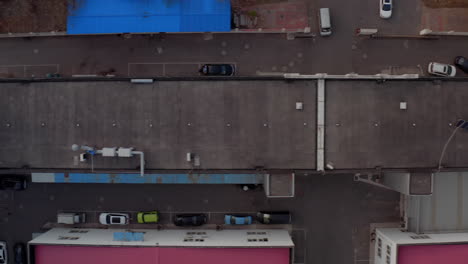 top down view of a factory in tianjin, china