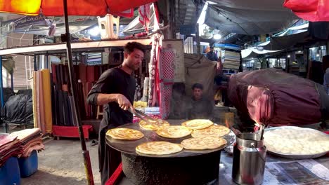 cooking afghani paratha