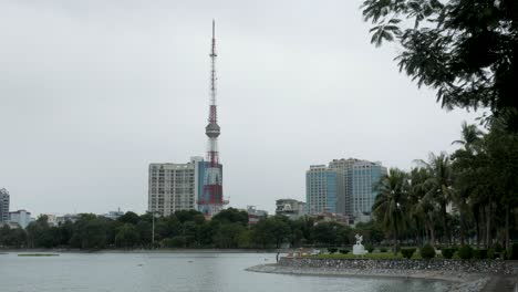 vtc telecommunications tower, hai bà trưng district, hanoi, vietnam