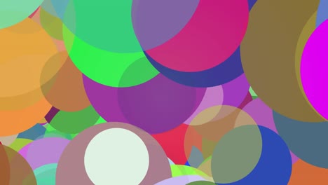 animación abstracta de partículas voladoras de colores en el fondo