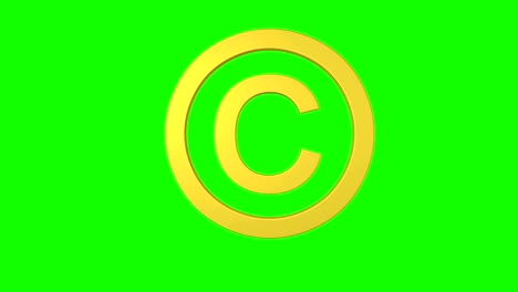 copyright emoji emoticon green screen loop