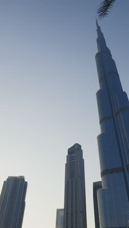 dubai skyline with burj khalifa