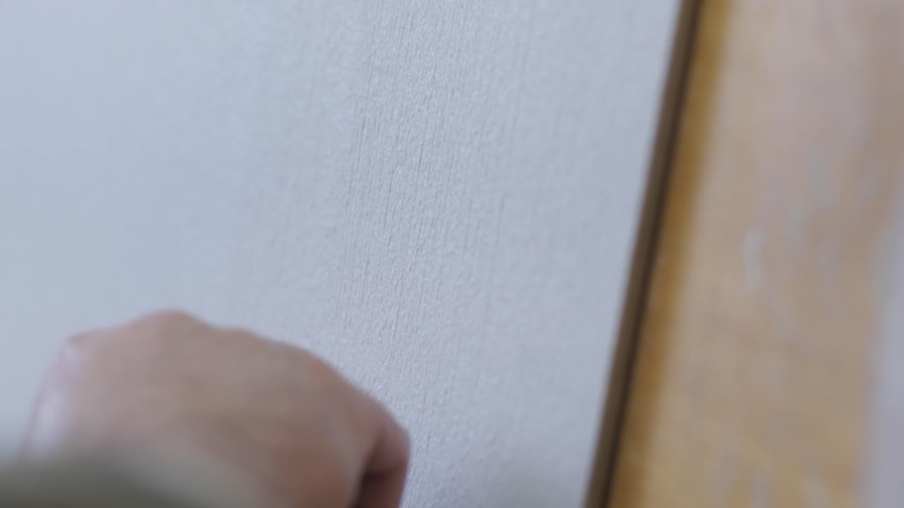 페인트 된 벽 표면의 클로즈업