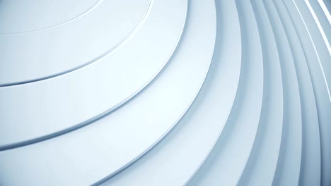 animación de onda 3d. textura en blanco limpia y simple. fondo abstracto de negocios para la presentación de video. bucle sin costuras.