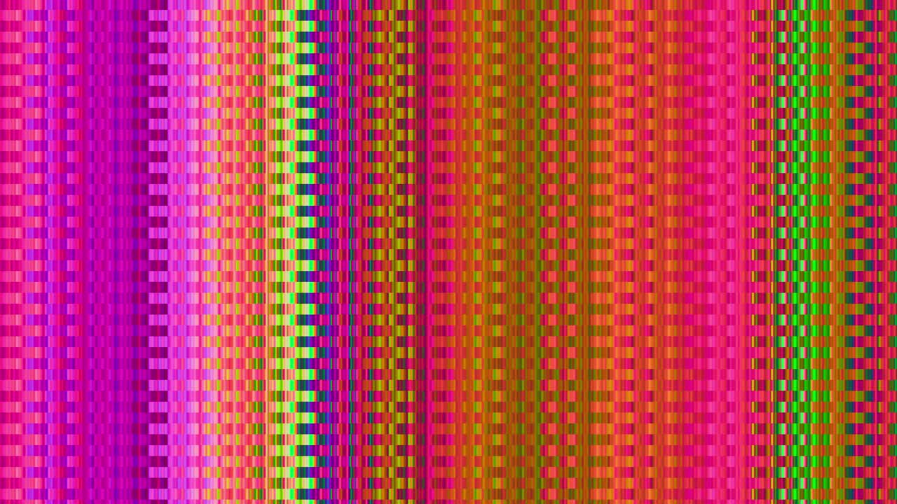 pixel abstracto fondo colorido. imágenes de gradiente púrpura y rojo. bucle de animación, plantilla