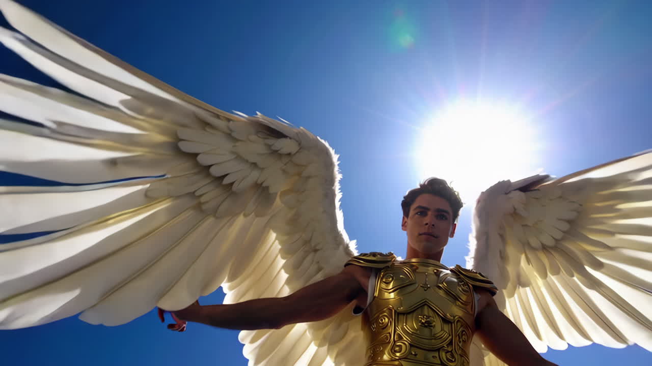 황금 갑옷을 입은 천사